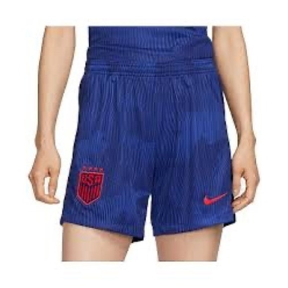 Nike USWNT Dri-FIT Soccer Shorts Women's Small Blue Red USA Team Sport - Picture 1 of 6